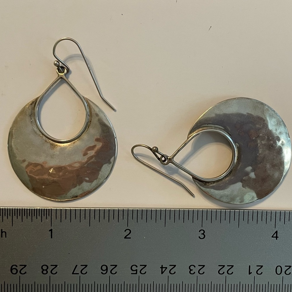 Silpada Crescent Sterling Silver Earrings W1539 VTG - Picture 15 of 15